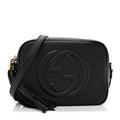 Gucci Pebbled Calfskin Small Soho Disco Bag Black