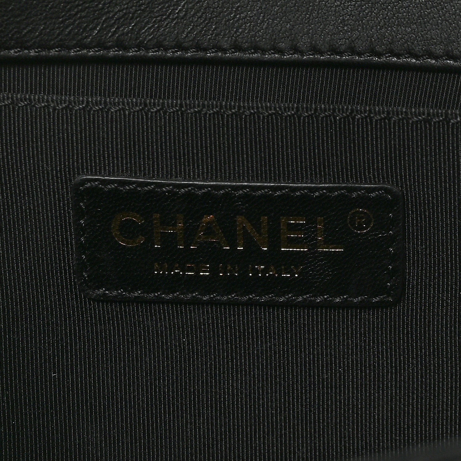 Chanel Lambskin Quilted Medium Boy Flap Black