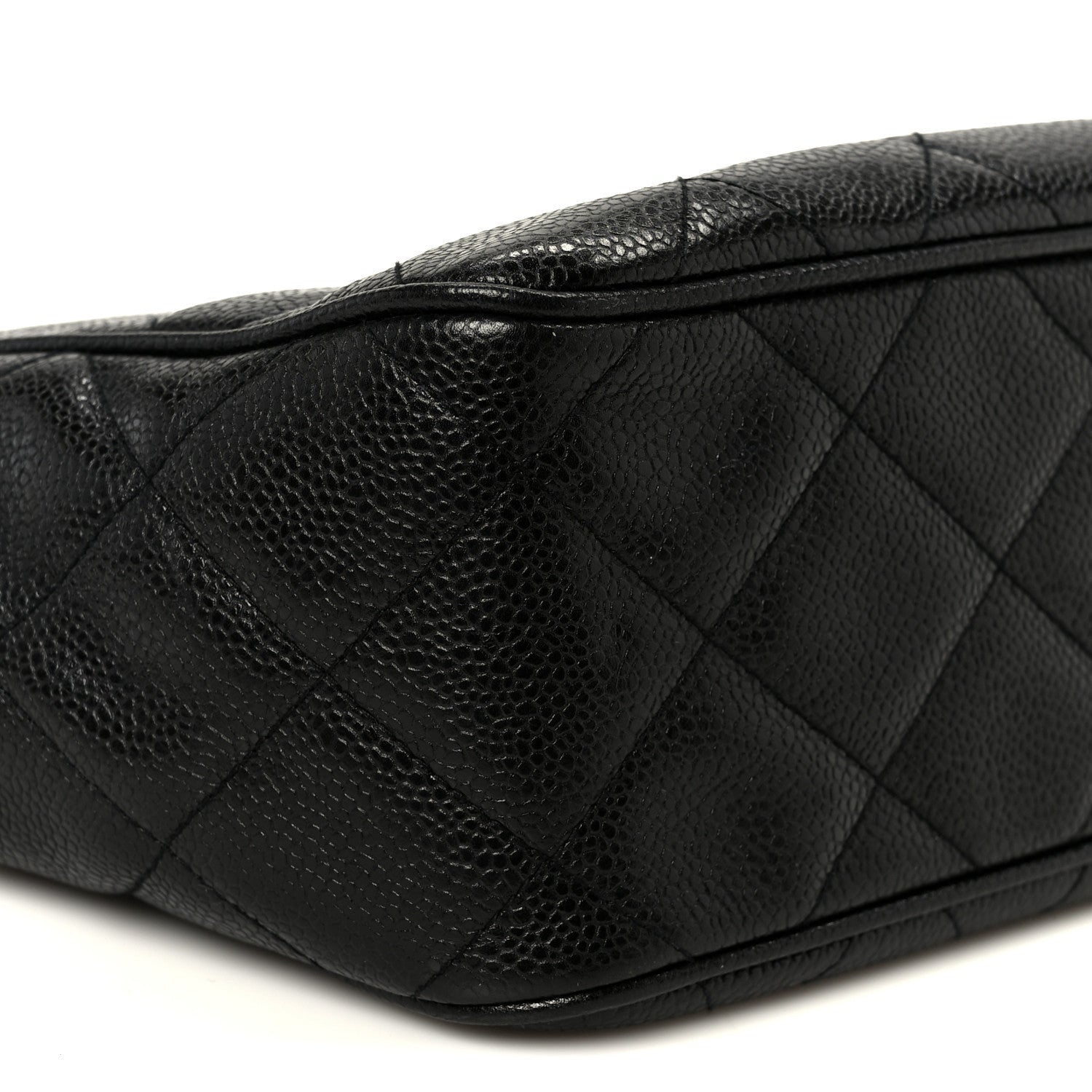 Chanel Caviar Quilted Shoulder Bag Black