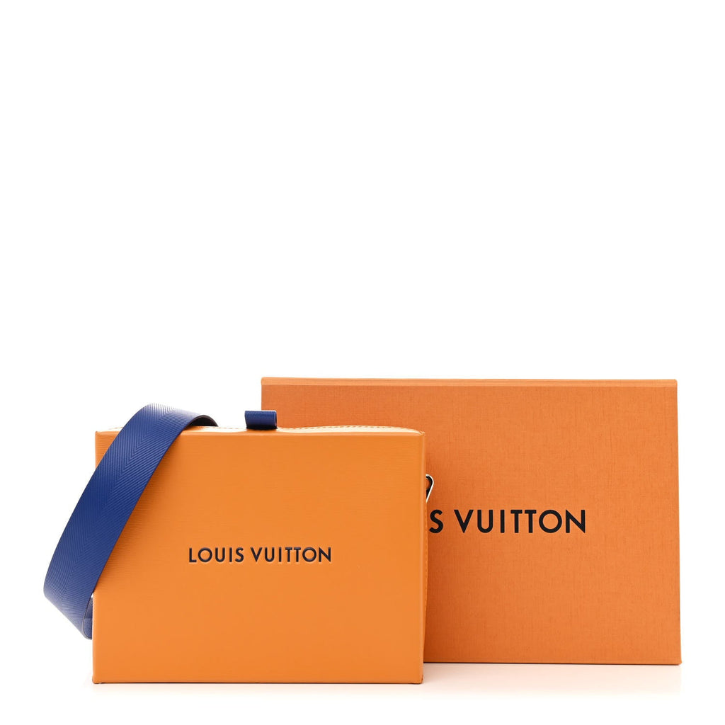 Louis Vuitton Cowhide Shopper Clutch  Safran