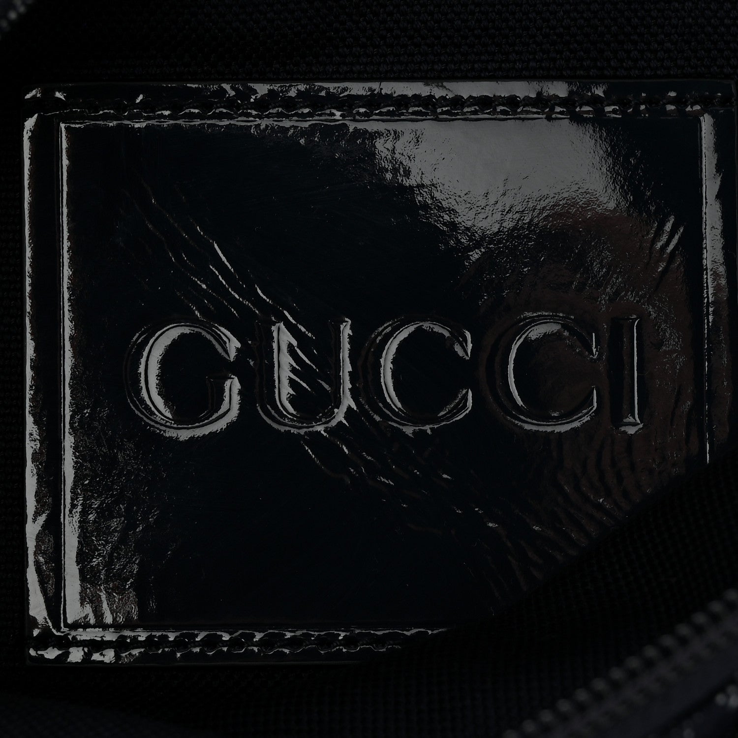 Gucci Denim Monogram Web Belt Bag Blue Multicolor