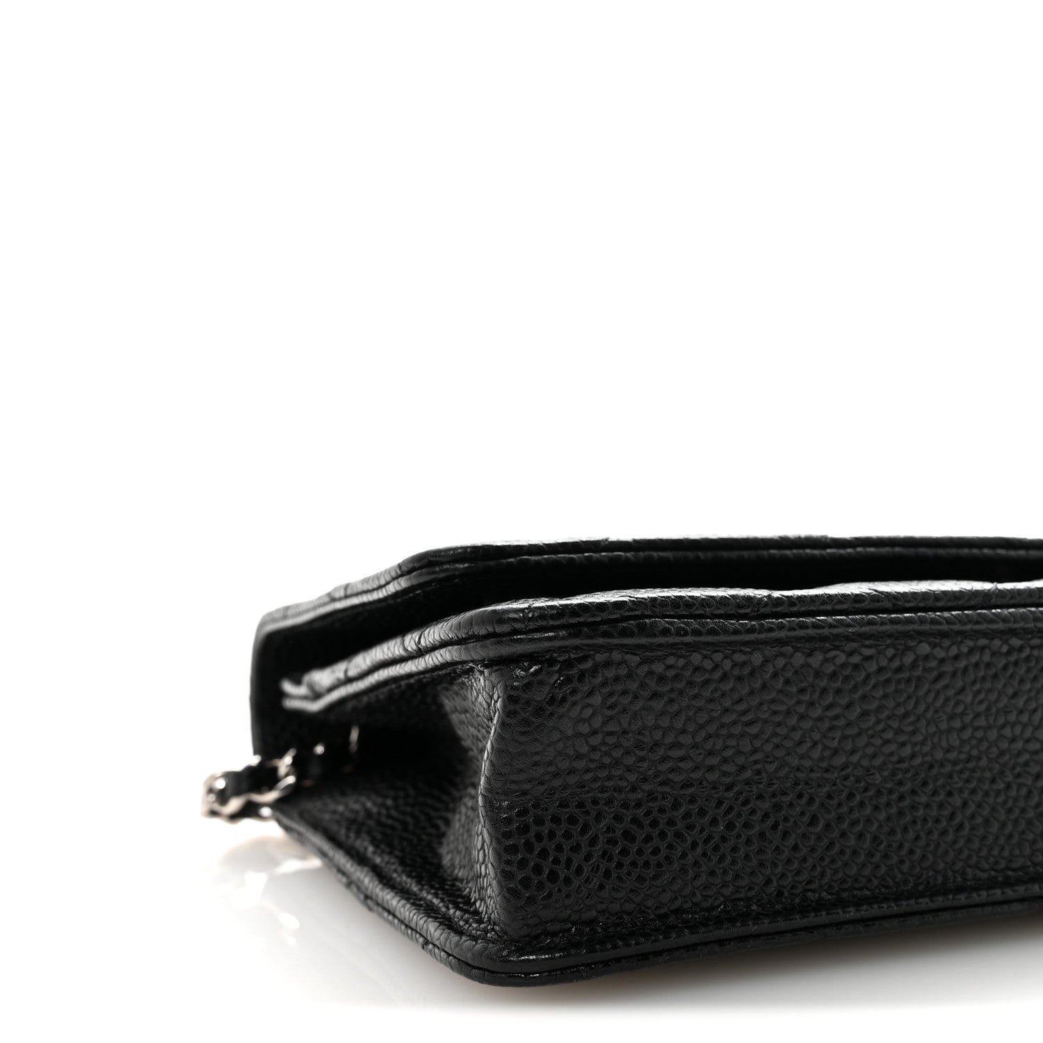 Chanel Caviar Quilted Wallet on Chain WOC Black