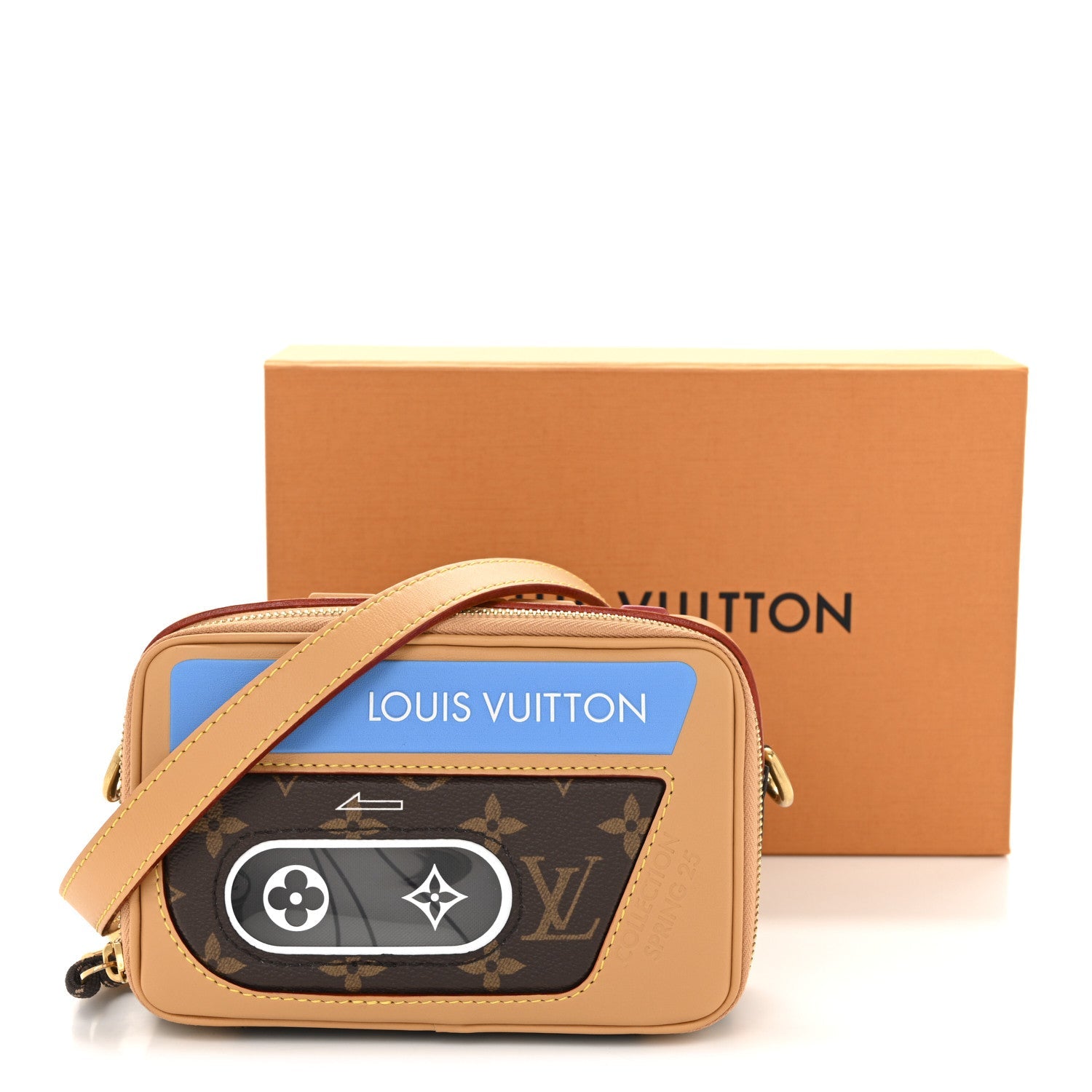 Louis Vuitton Calfskin Monogram Baladeur Wearable Wallet