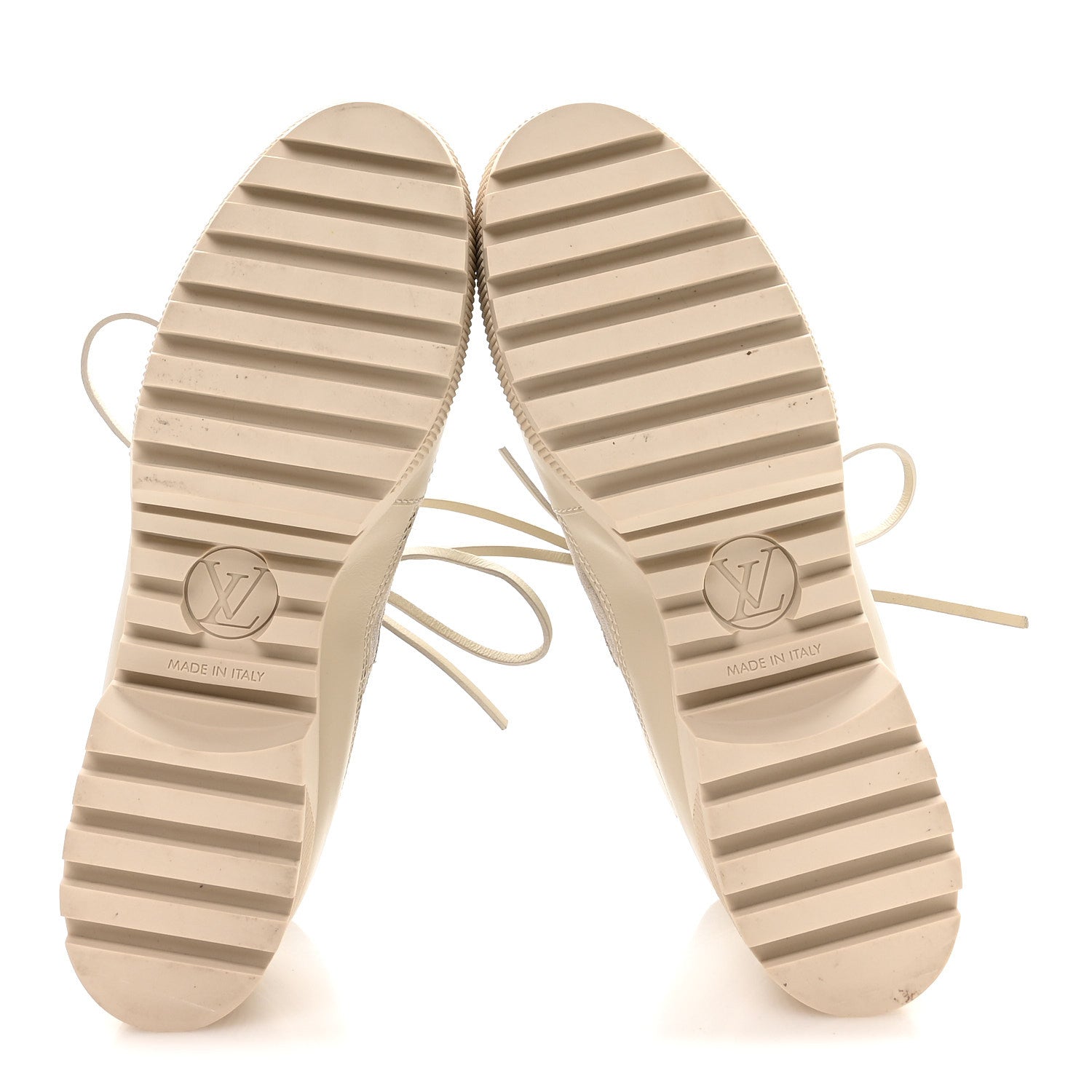 Louis Vuitton Suede Calfskin Laureate Platform Desert Boots 41 Beige