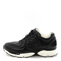 Calfskin CC Sneakers 36 Black
