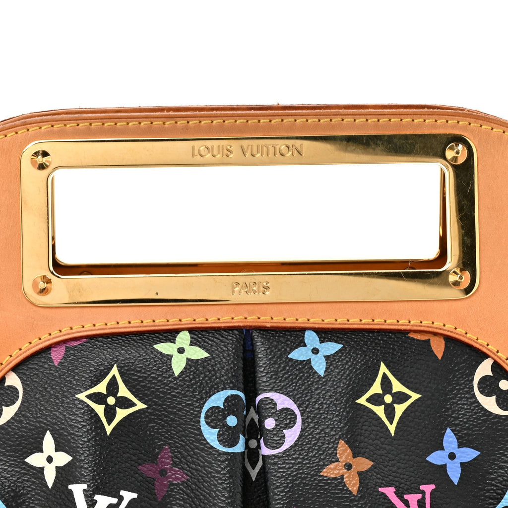 Louis Vuitton Monogram Multicolor Judy MM Black