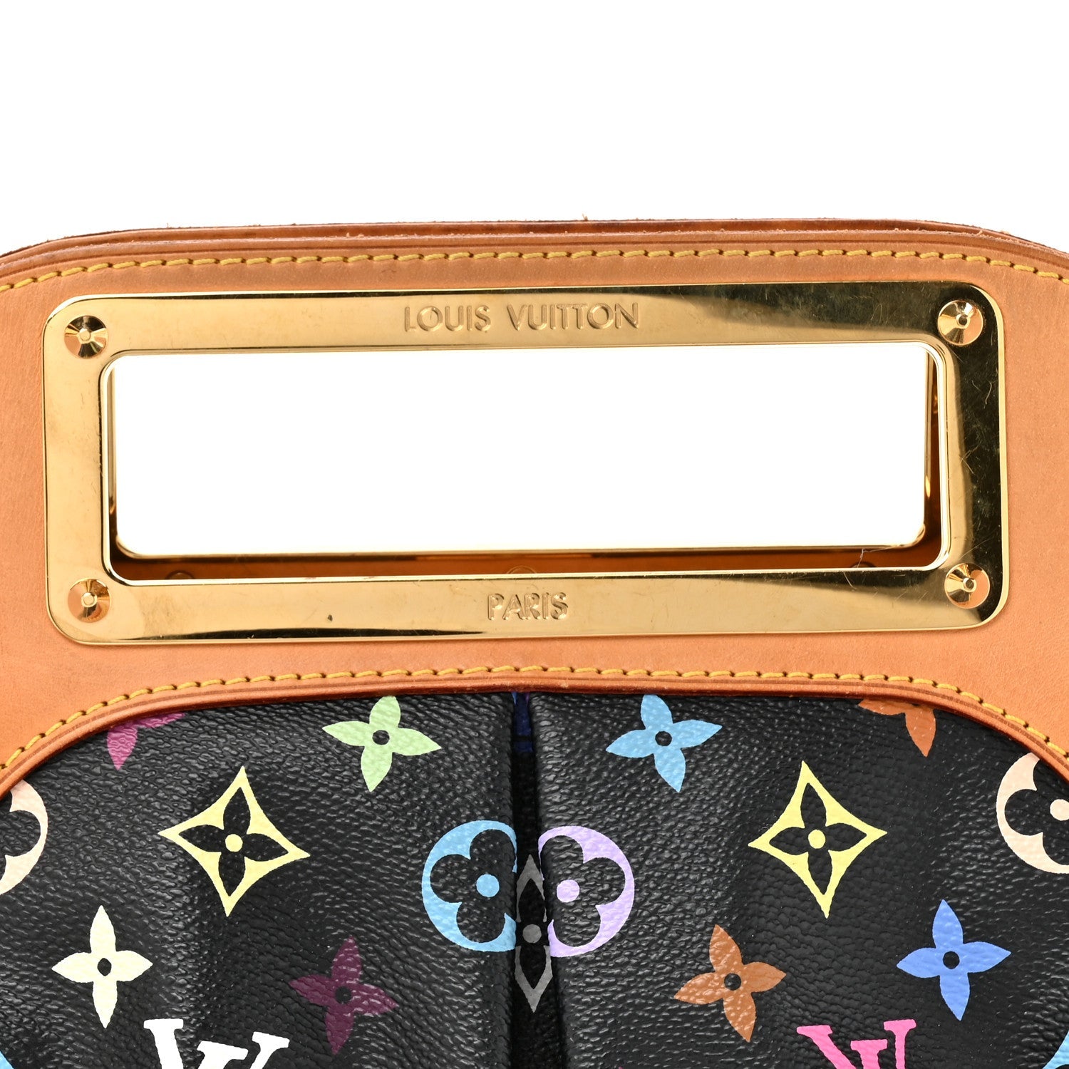 Louis Vuitton Monogram Multicolor Judy MM Black