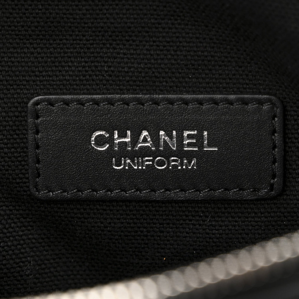 Chanel Calfskin Quilted Waist Belt Bag Black