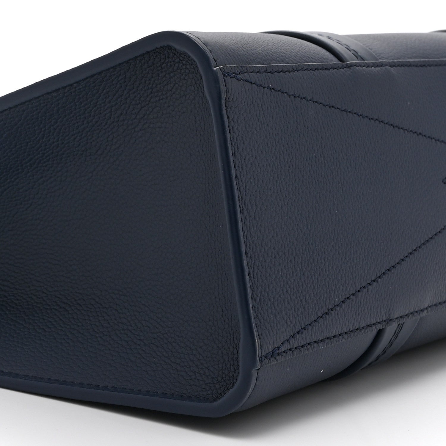 Louis Vuitton Grained Calfskin LV Aerogram Tote Navy