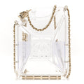 Chanel Plexiglass Dubai by Night Gas Tank Clutch