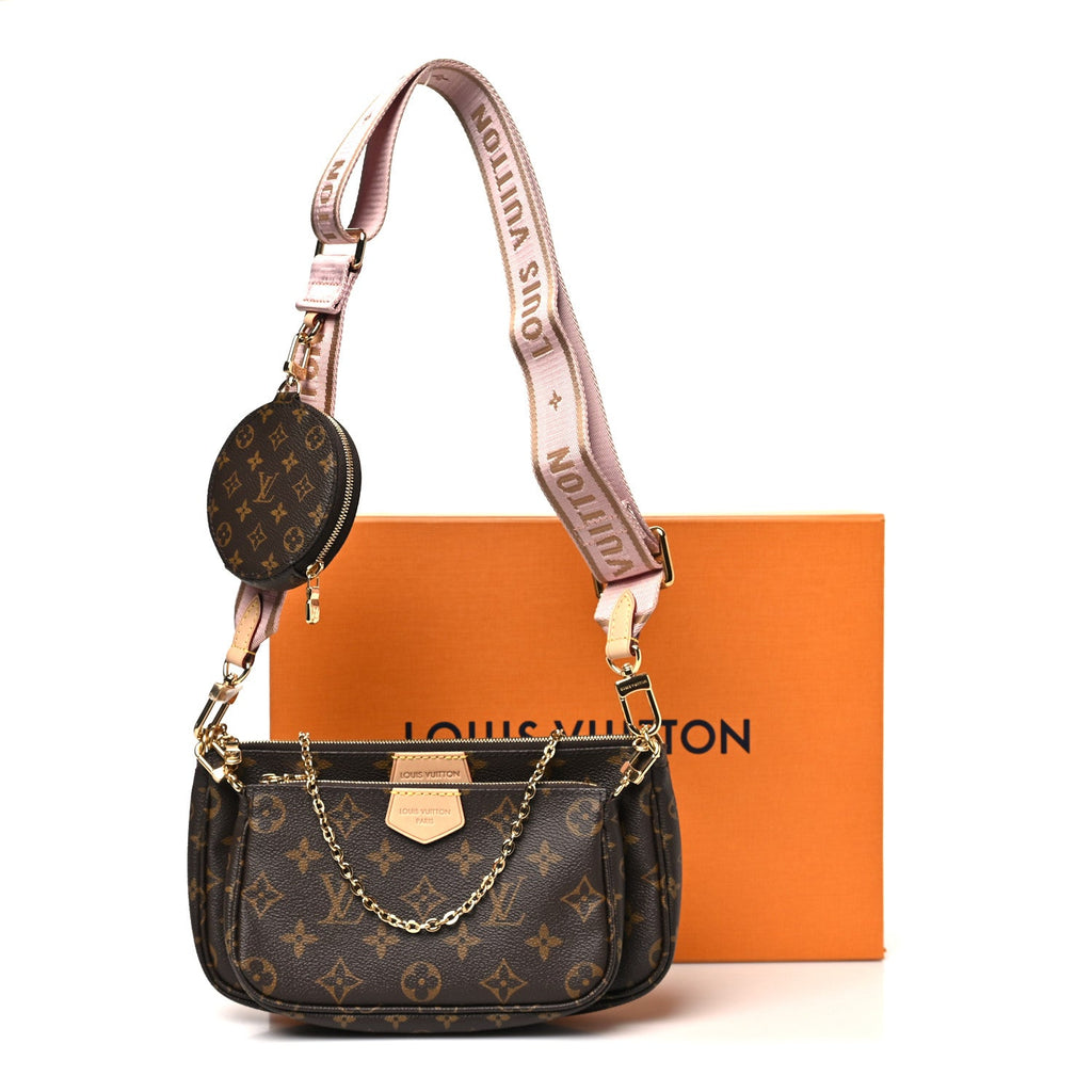 Louis Vuitton Monogram Multi Pochette Accessories Rose Clair