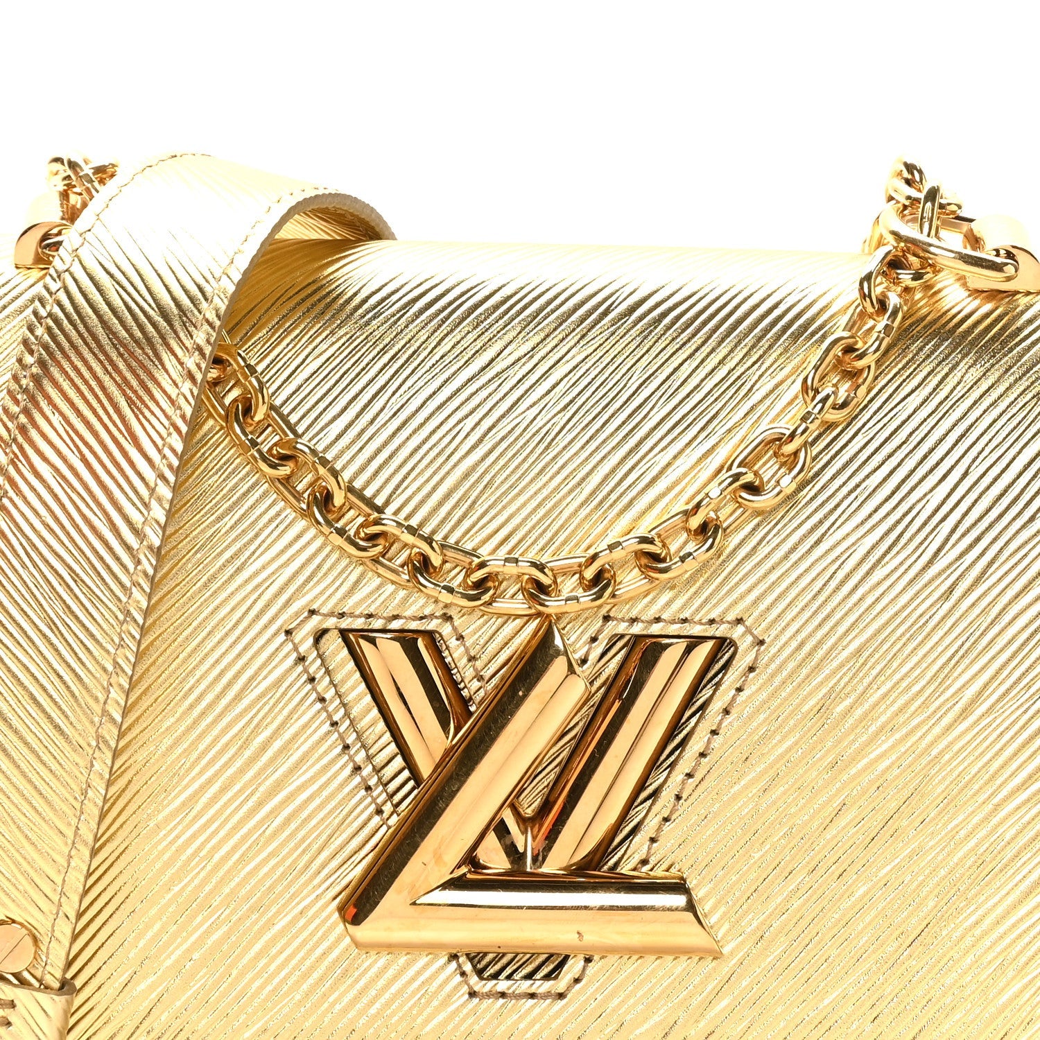 Louis Vuitton Epi Twist Shoulder Bag PM Gold
