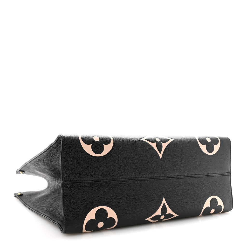 Louis Vuitton Empreinte Monogram Giant Onthego GM Black Beige