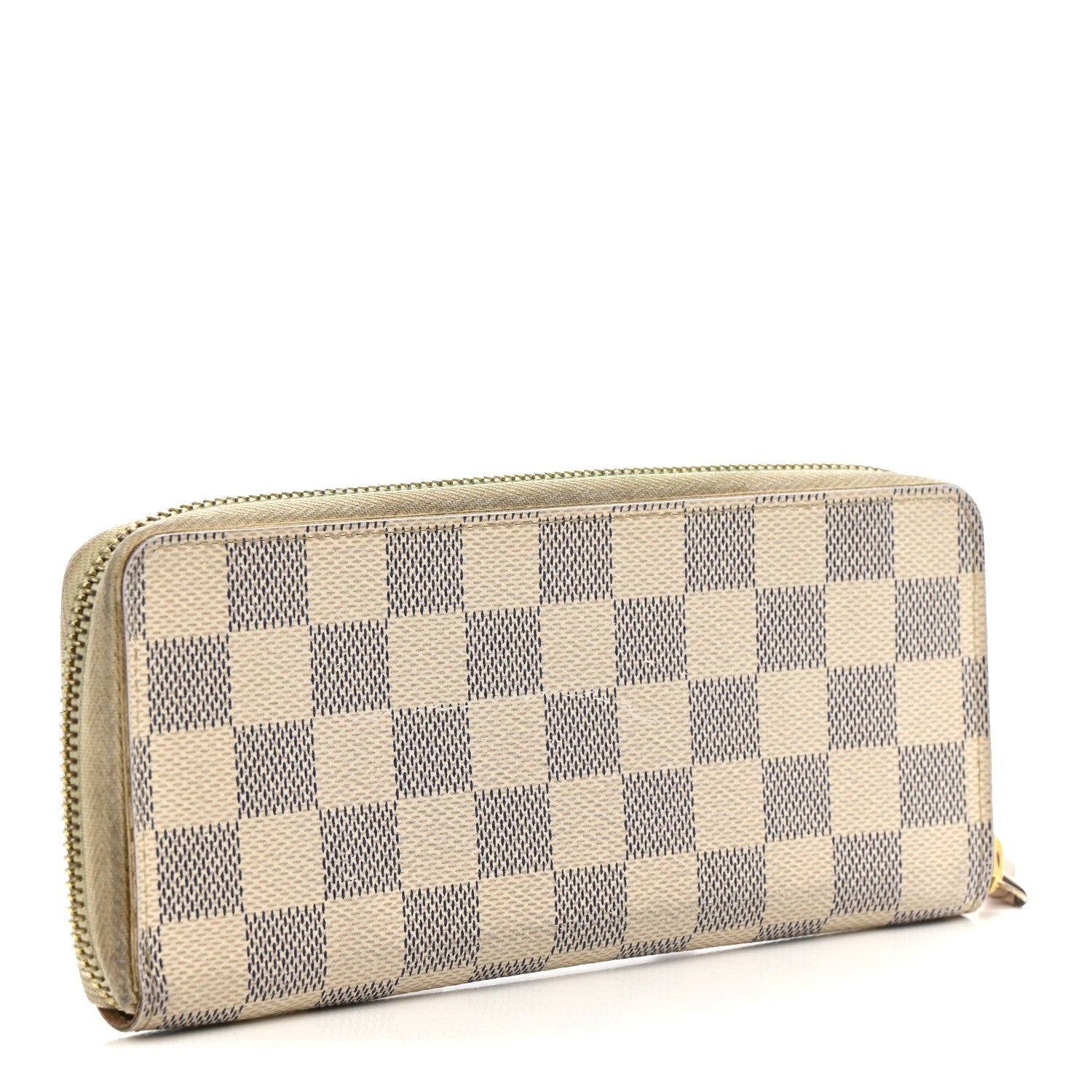 Louis Vuitton Damier Azur Clemence Wallet Rose Ballerine