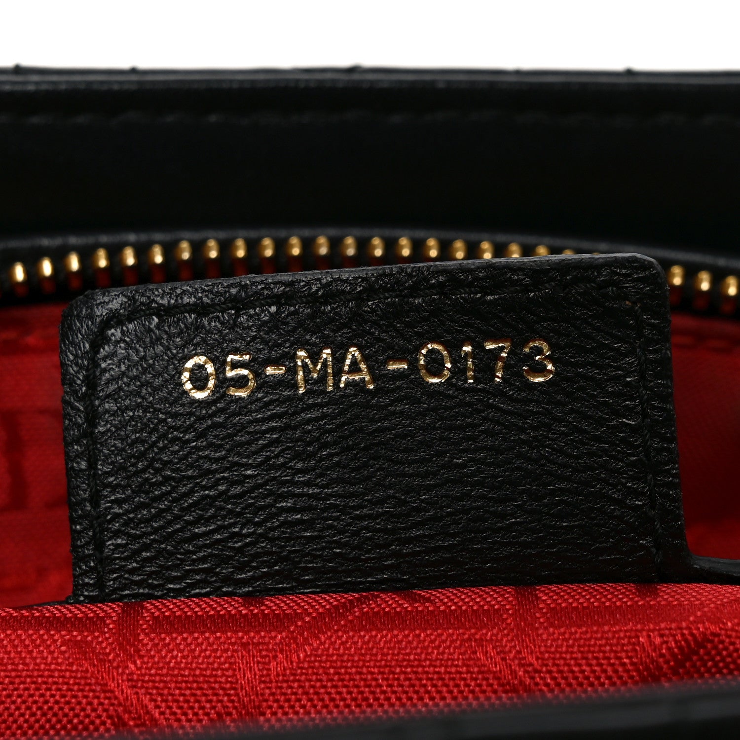 Christian Dior Lambskin Cannage Large Lady Dior Black