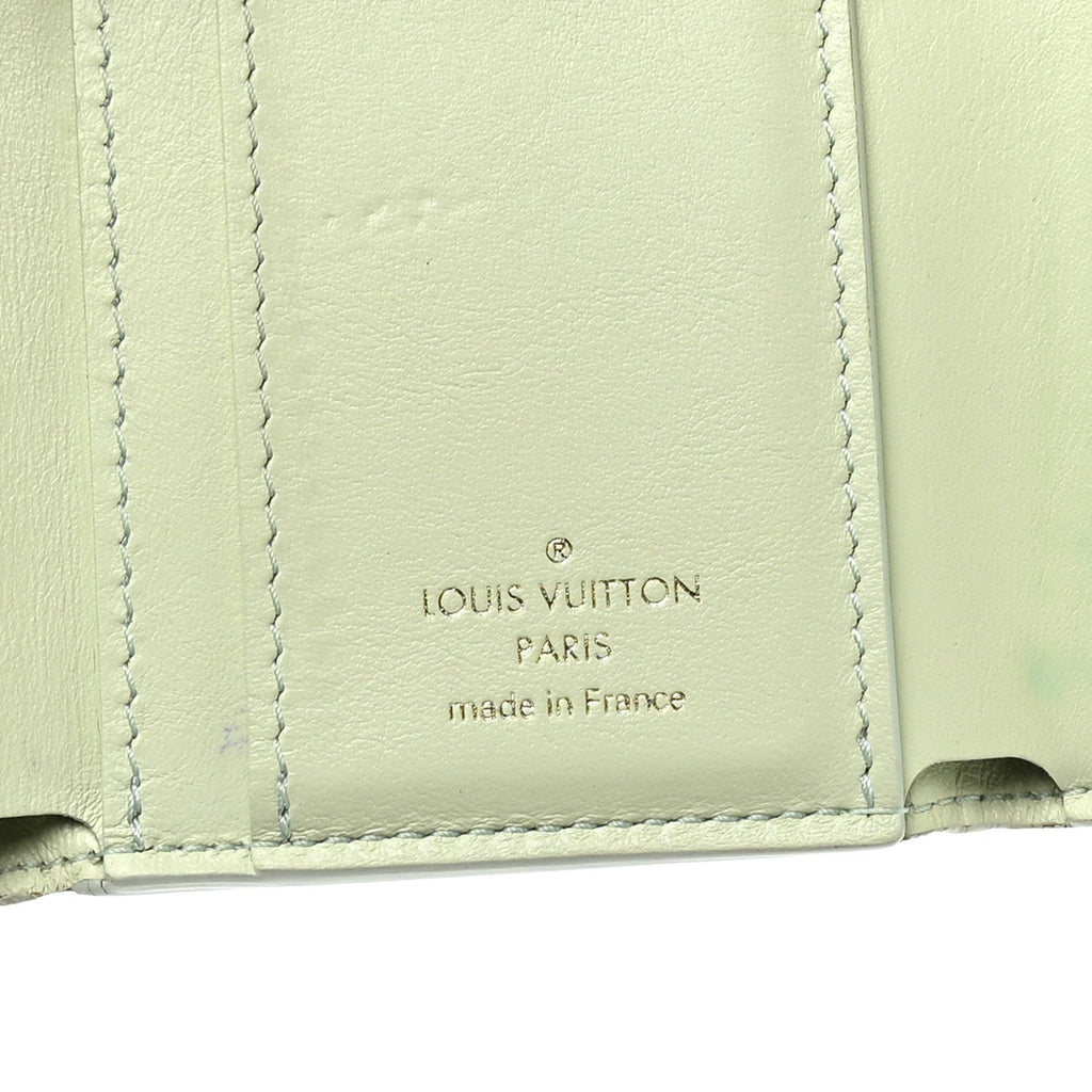 Louis Vuitton Taurillon Summer Stardust Capucines XS Wallet Vert D'Eau