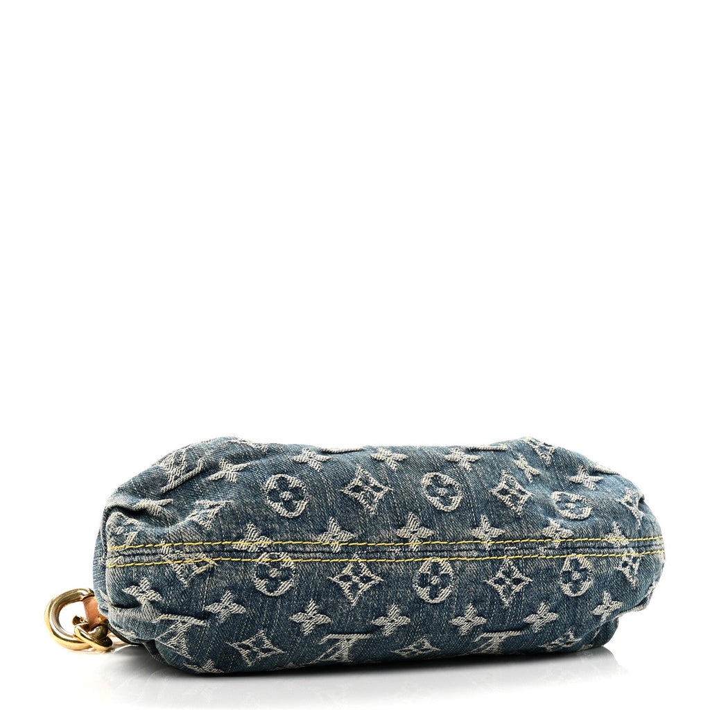 Louis Vuitton Monogram Denim Mini Pleaty Blue