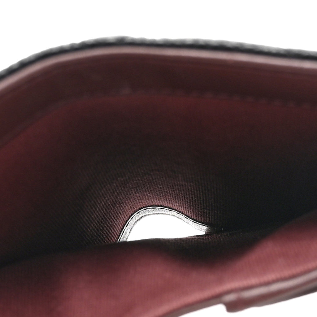 Caviar Quilted Medium Flap Wallet Black