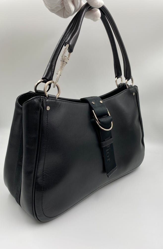 Christian Dior bag with Swarovski clip