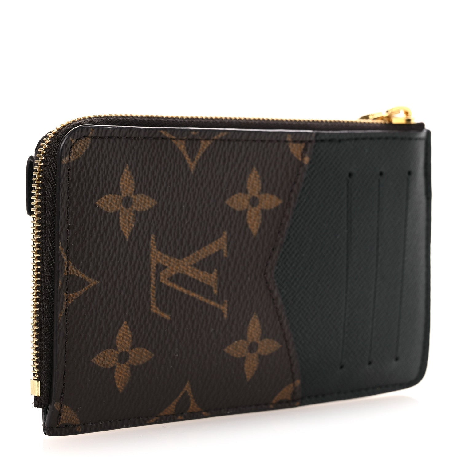 Louis Vuitton Monogram Recto Verso Card Holder Black