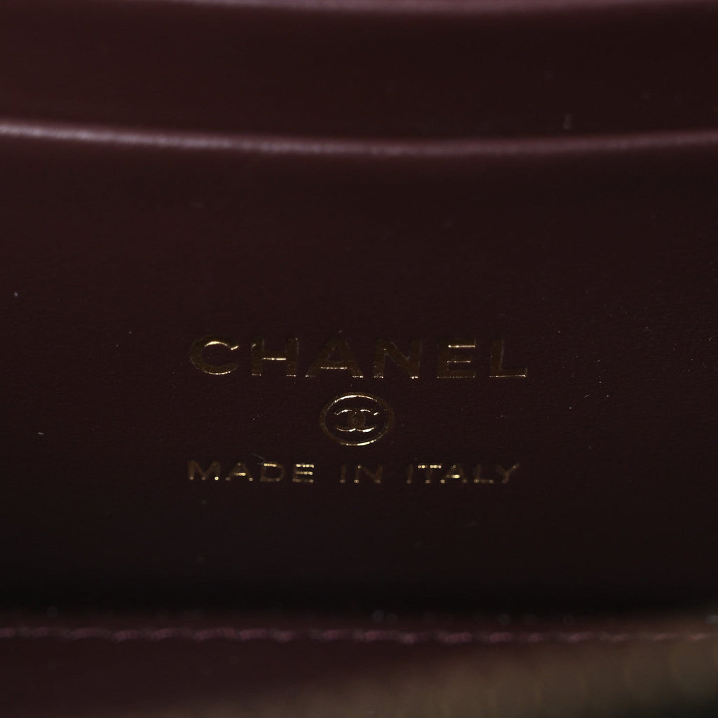 Chanel Caviar Quilted Small Vanity Case With Chain Black
