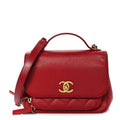 Chanel Caviar Quilted Small Business Affinity Flap Red