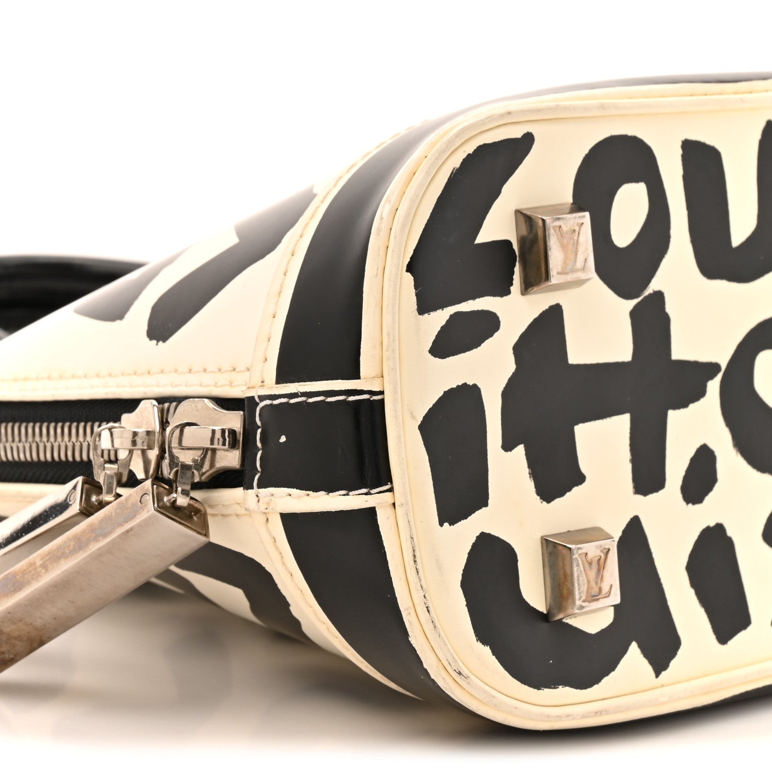 Louis Vuitton Graffiti Alma MM Black