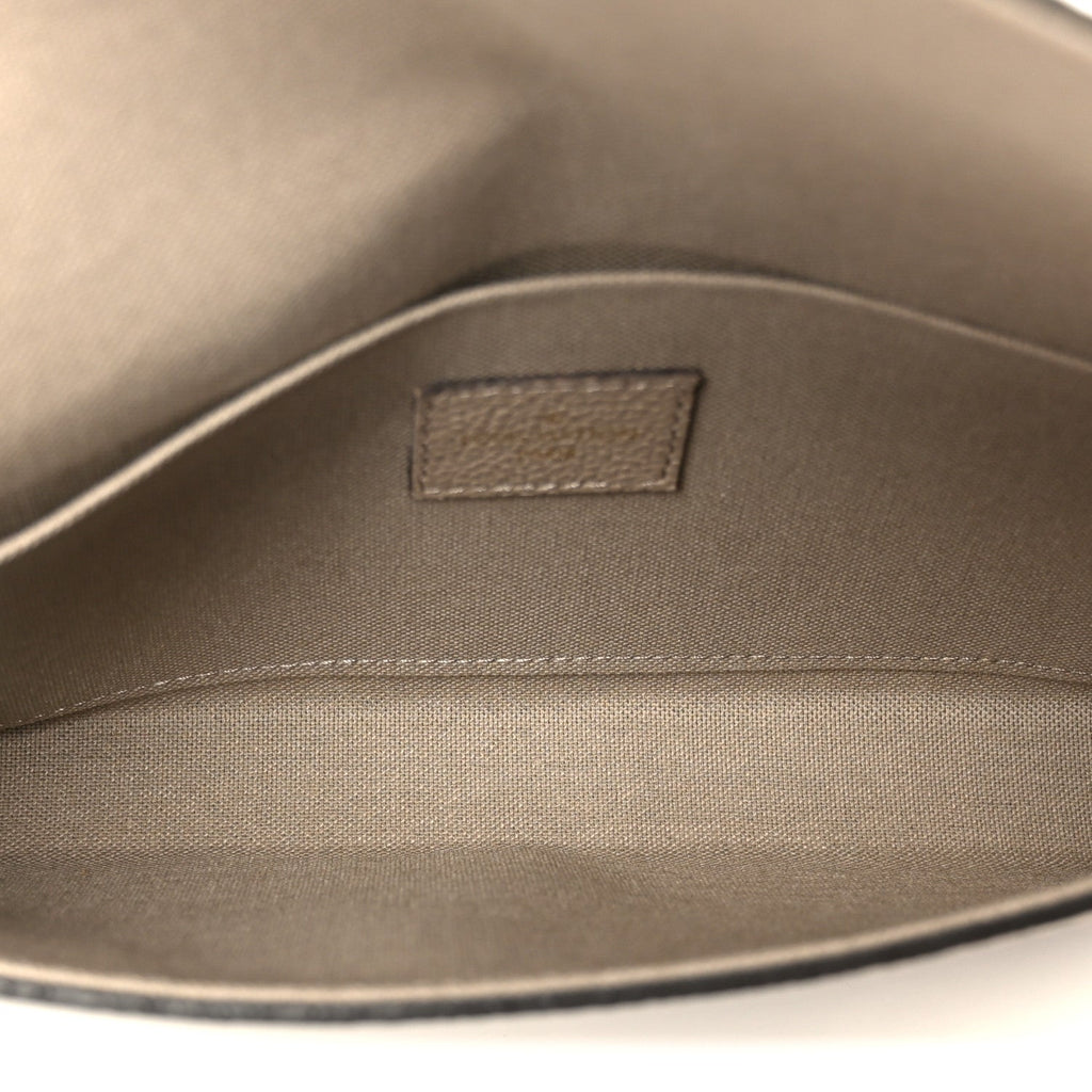 Louis Vuitton Empreinte Monogram Giant Felicie Pochette Tourterelle Creme