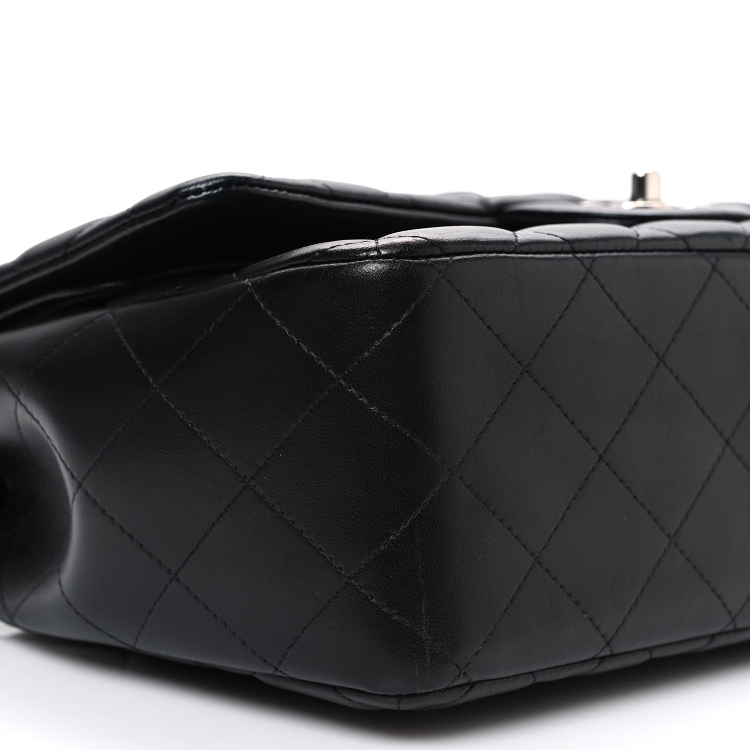 Chanel Lambskin Quilted Jumbo Double Flap Black