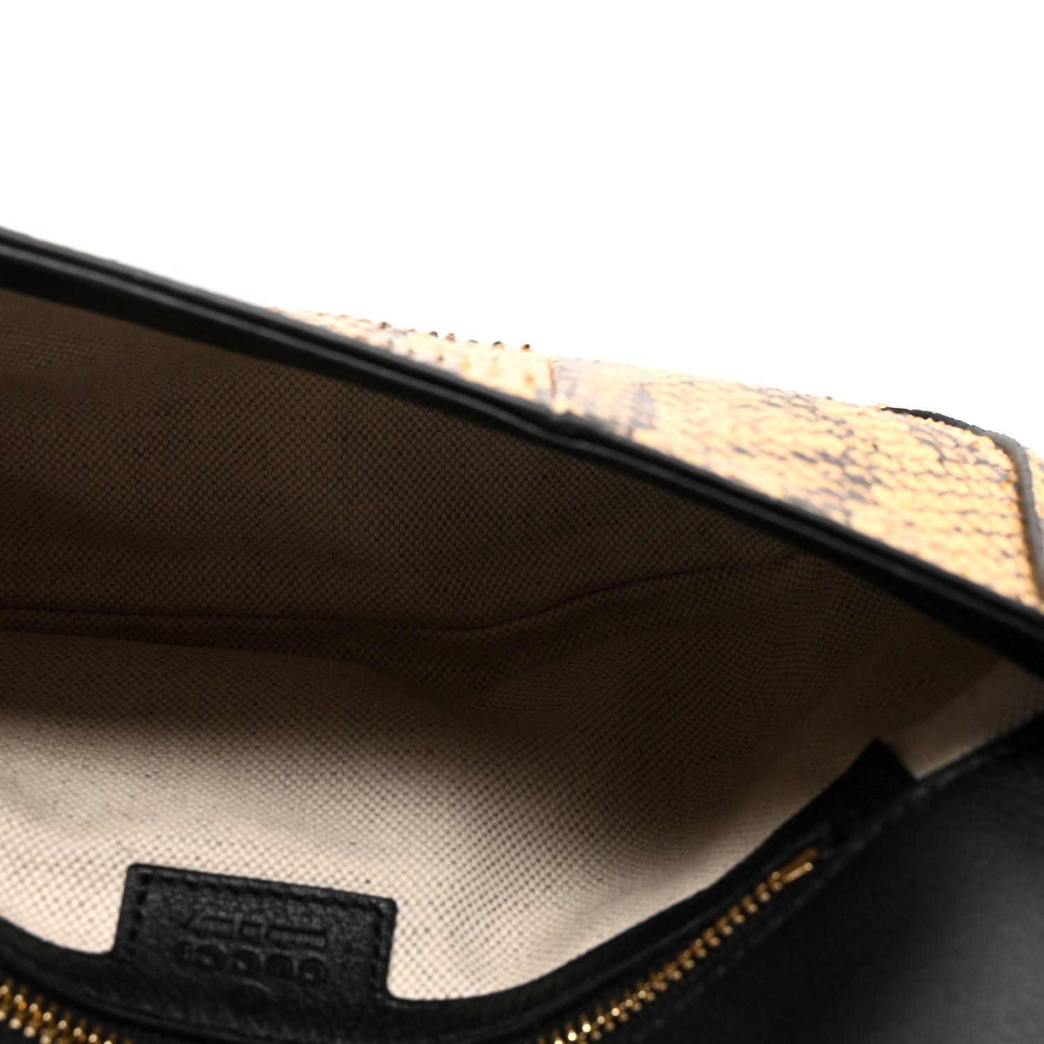 Gucci Roxy Snakeskin Blondie Chain Shoulder Flap Bag Roccia