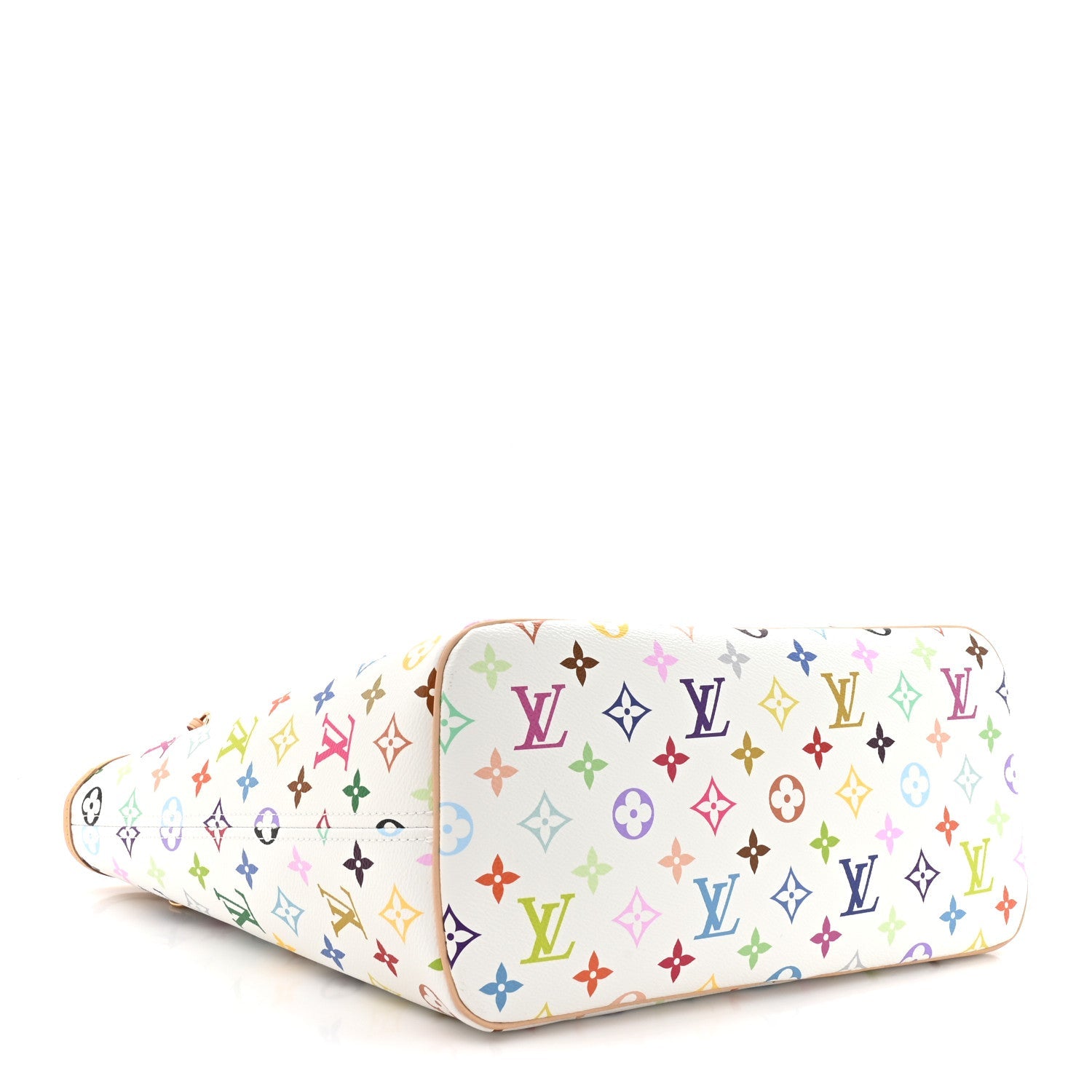 Louis Vuitton LV x TM Monogram Multicolor Neverfull MM White