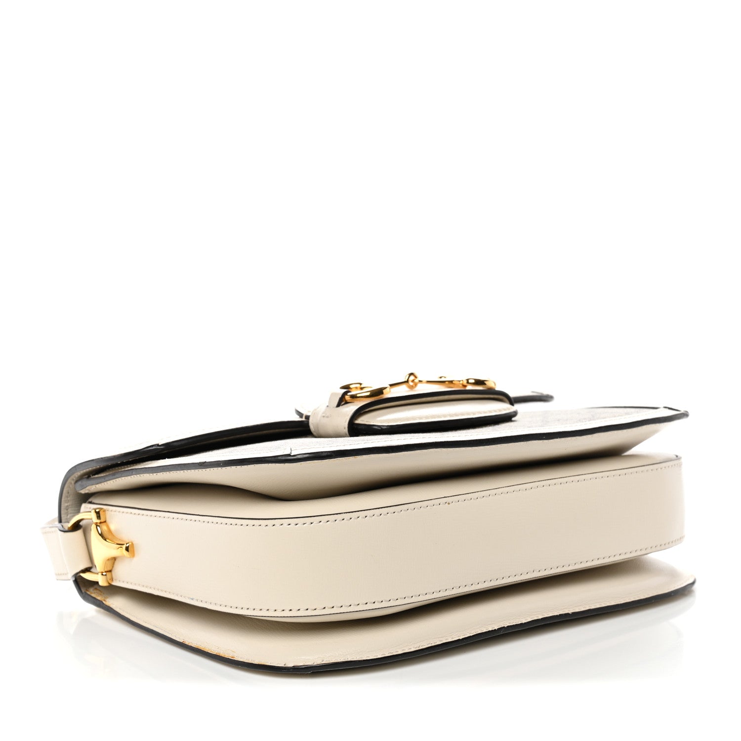 Gucci GG Supreme Monogram Horsebit 1955 Shoulder Bag Beige Mystic White