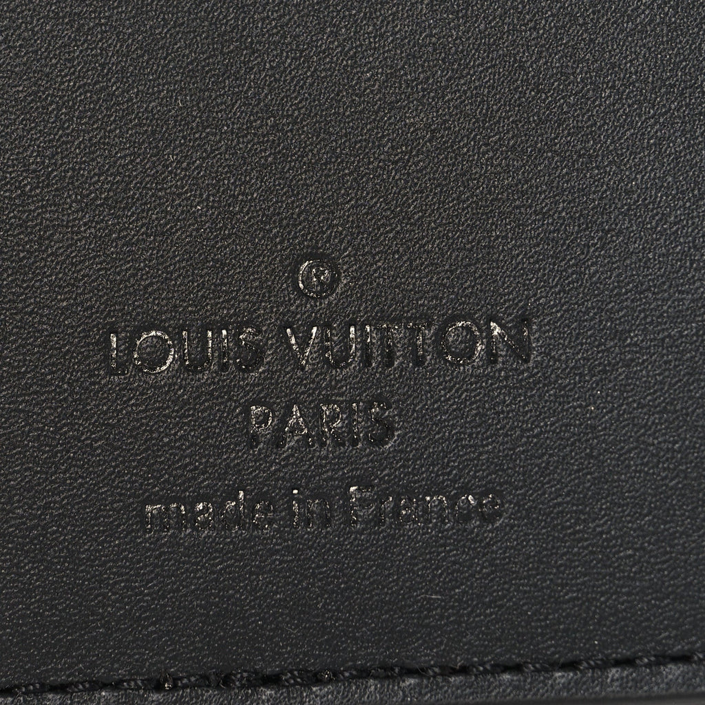 Louis Vuitton Taurillon Monogram Pocket Organizer Black