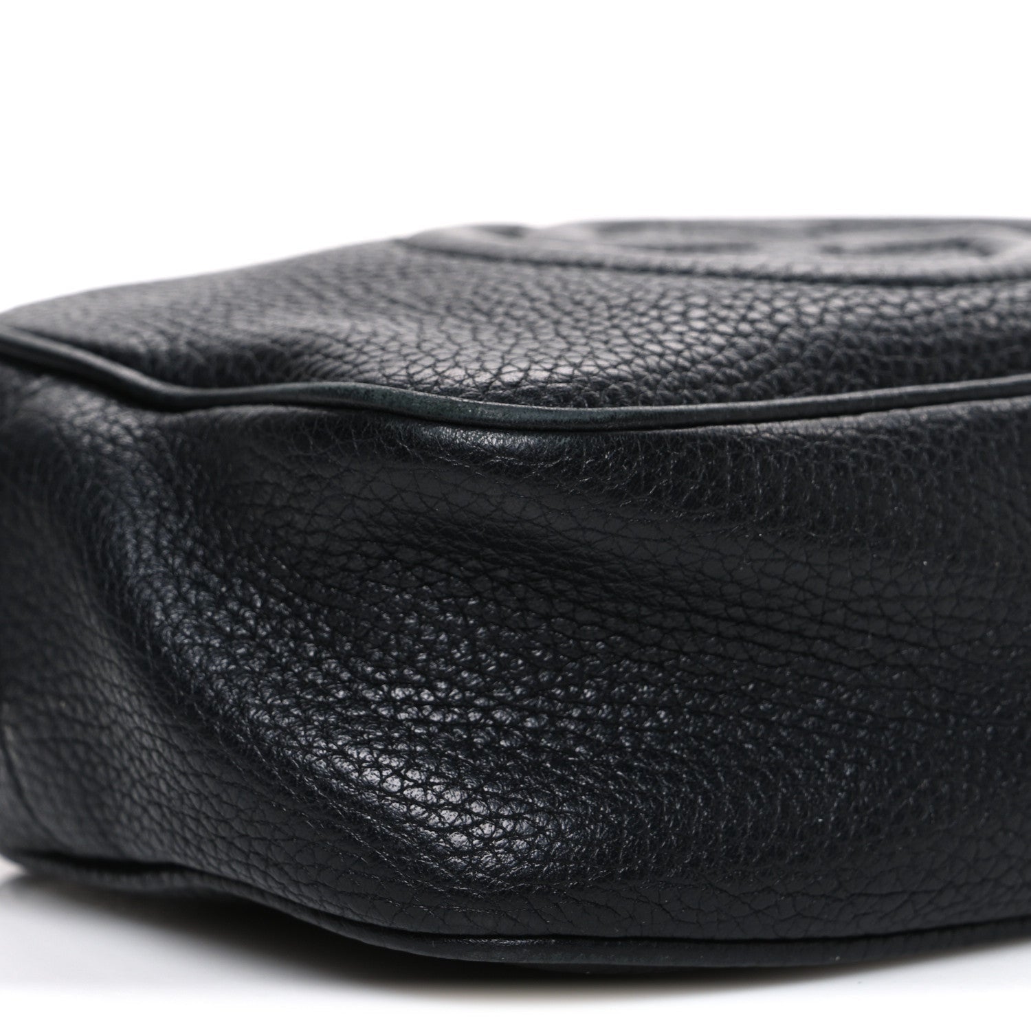 Gucci Pebbled Calfskin Mini Soho Disco Bag Black
