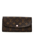 Louis Vuitton Monogram Emilie Wallet Rose Ballerine