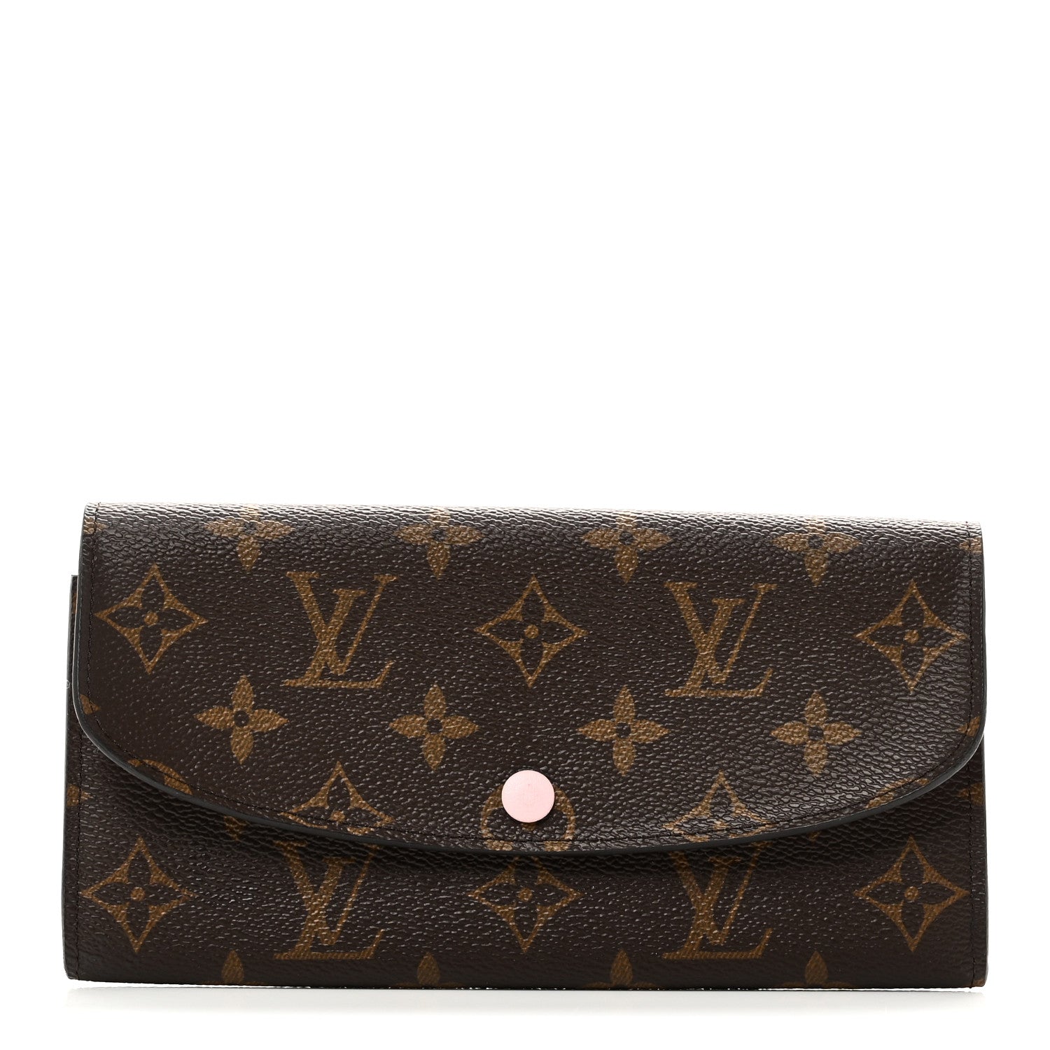 Louis Vuitton Monogram Emilie Wallet Rose Ballerine