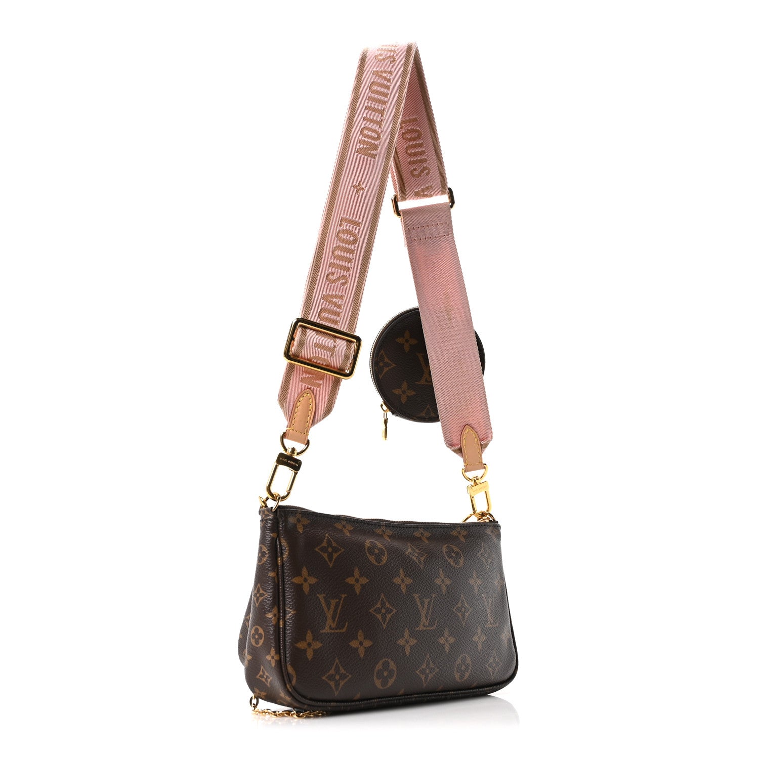 Louis Vuitton Monogram Multi Pochette Accessories Rose Clair