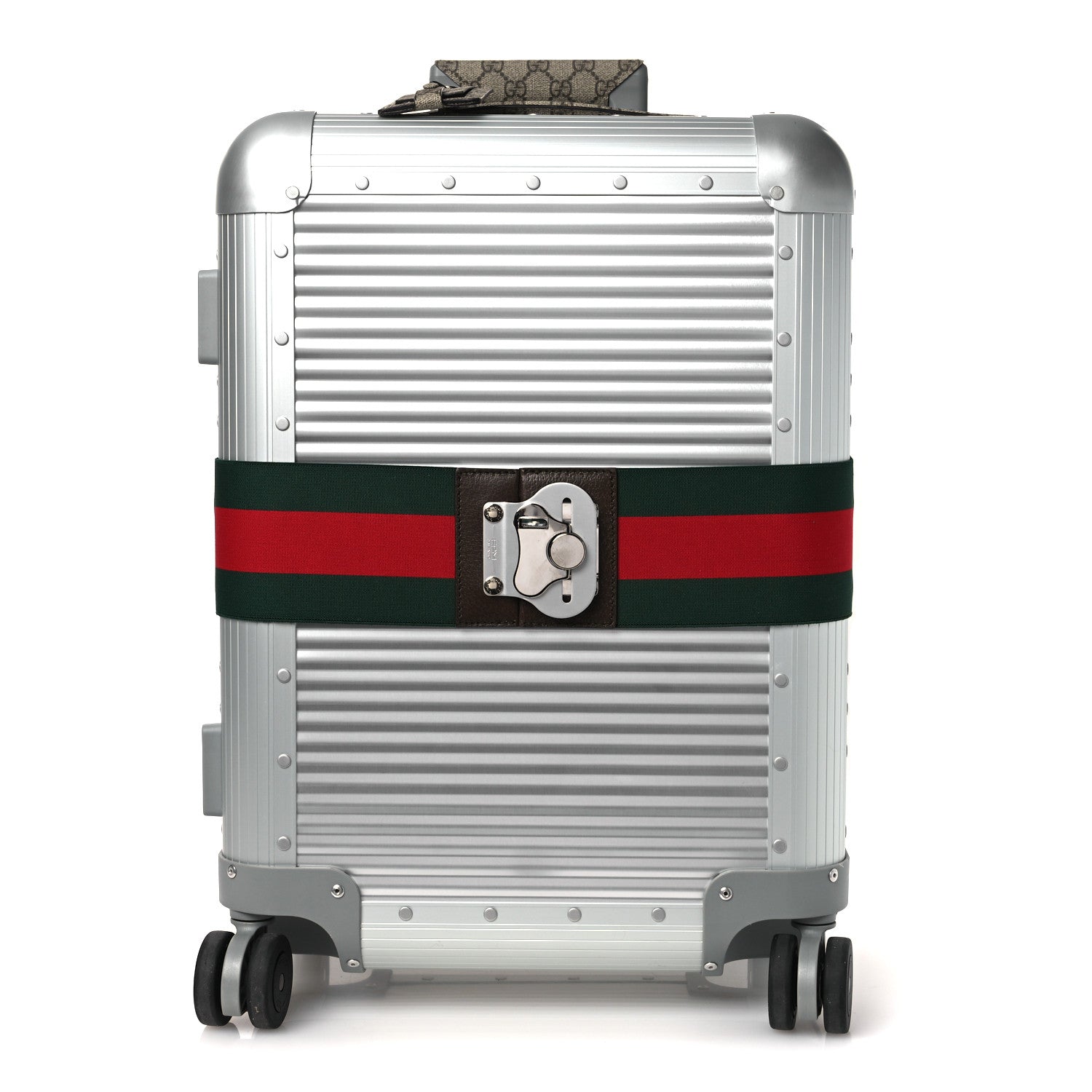 Gucci Aluminum Web Porter Cabin Plus Trolley