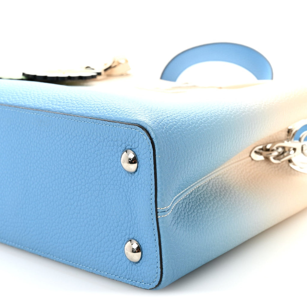 Louis Vuitton Taurillon Capucines MM Gradient Blue