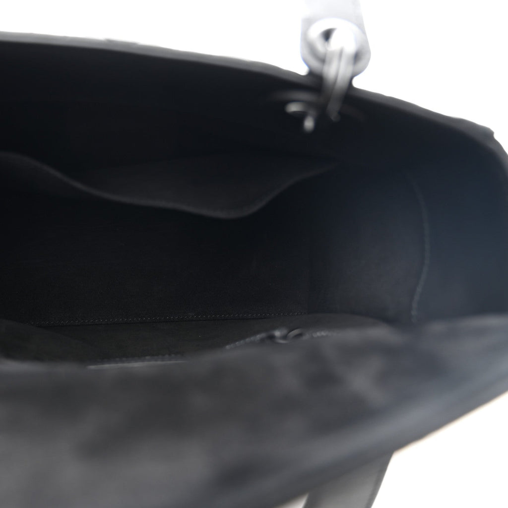 Christian Dior Ultra Matte Calfskin Cannage Medium Lady Dior Black
