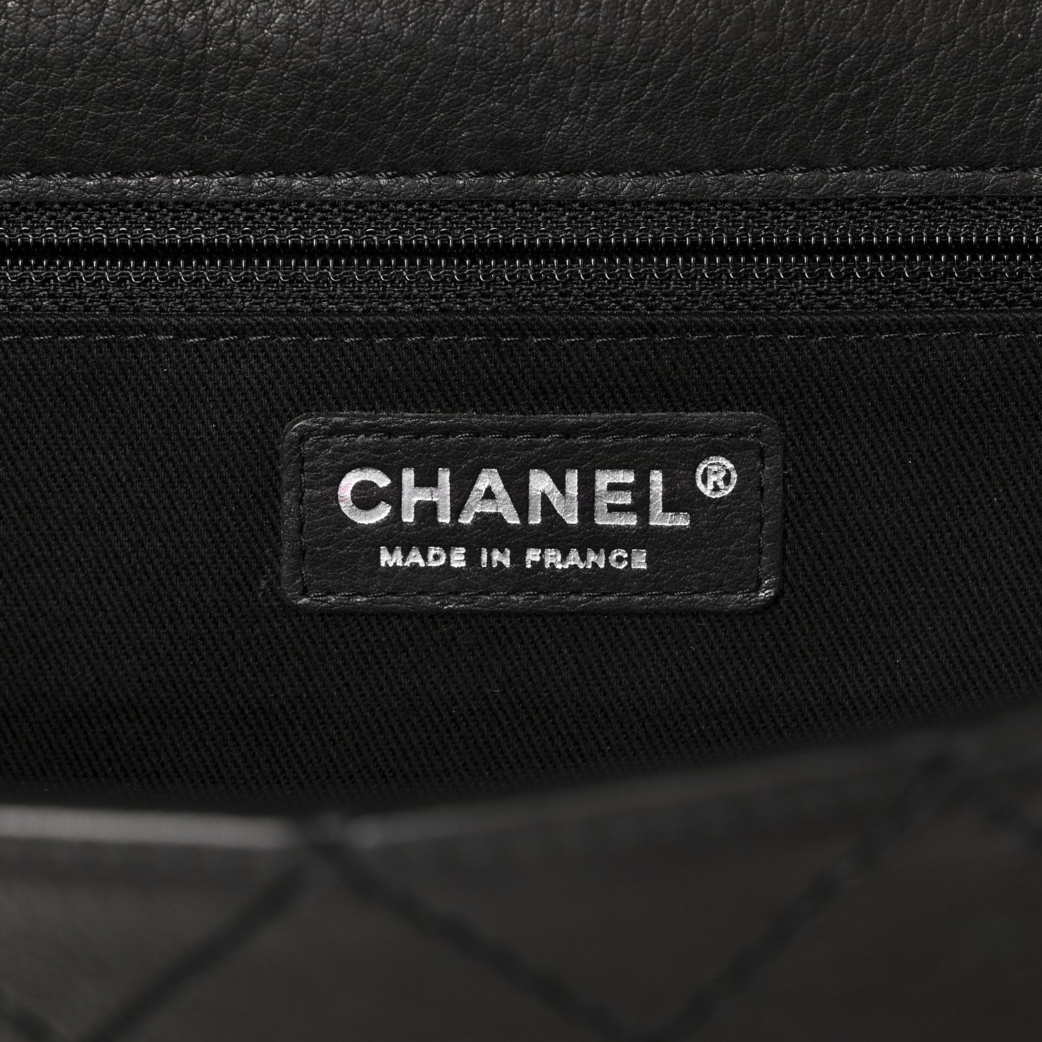 Chanel Goatskin Quilted Paris Dallas Saddle Bag Black