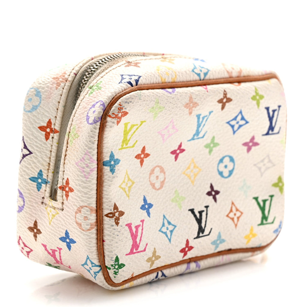 Louis Vuitton Monogram Multicolor Trousse Wapity White