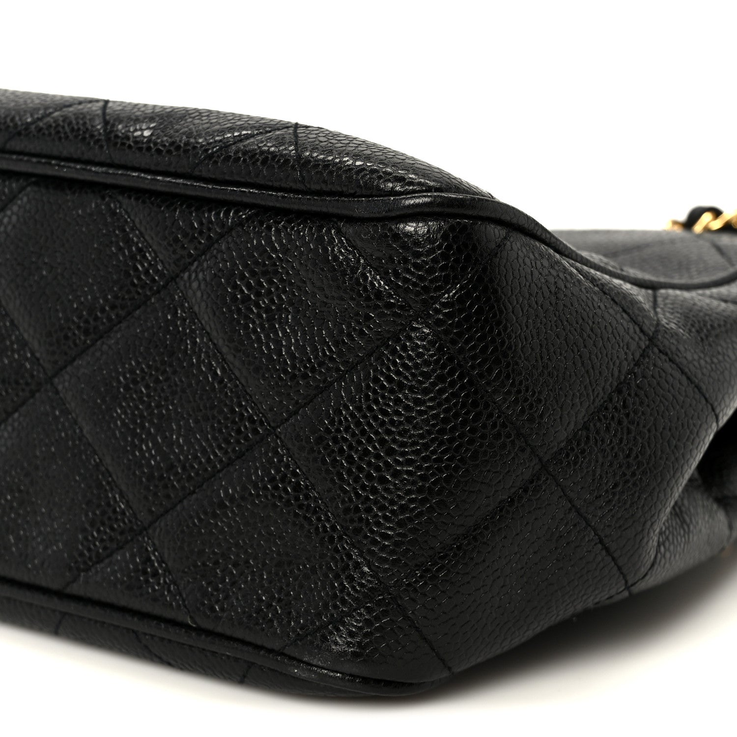 Chanel Caviar Quilted Shoulder Bag Black