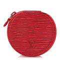 Louis Vuitton Epi Ecrin Bijoux 8cm Jewelry Box Case Castillan Red