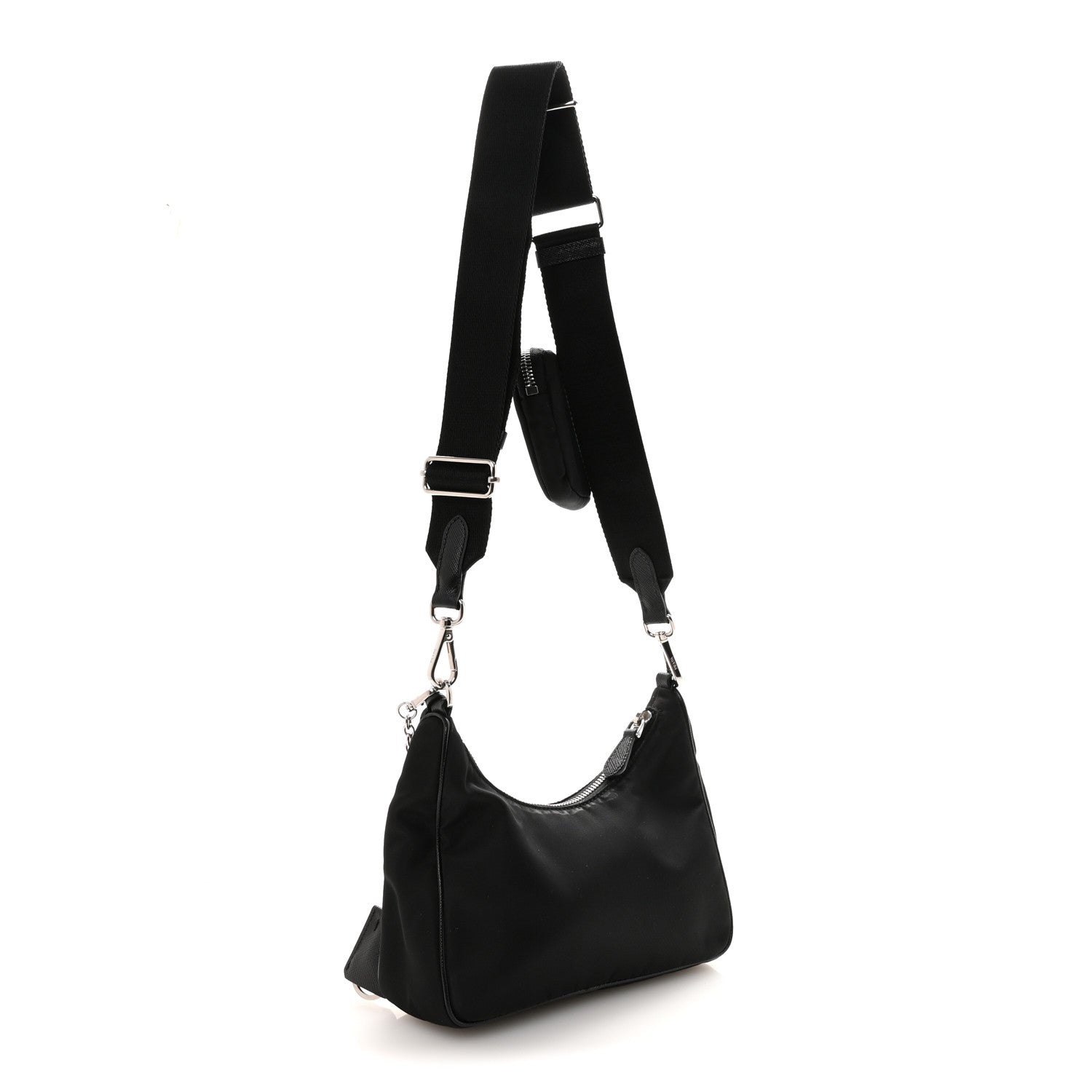 Prada Nylon Re-Edition 2005 Shoulder Bag Black