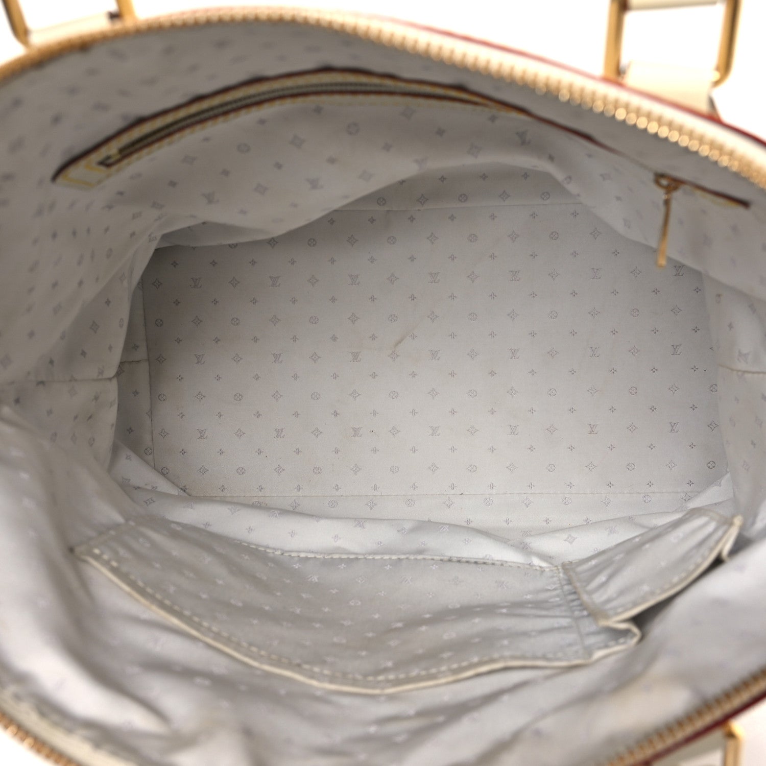Louis Vuitton Suhali Lockit MM White