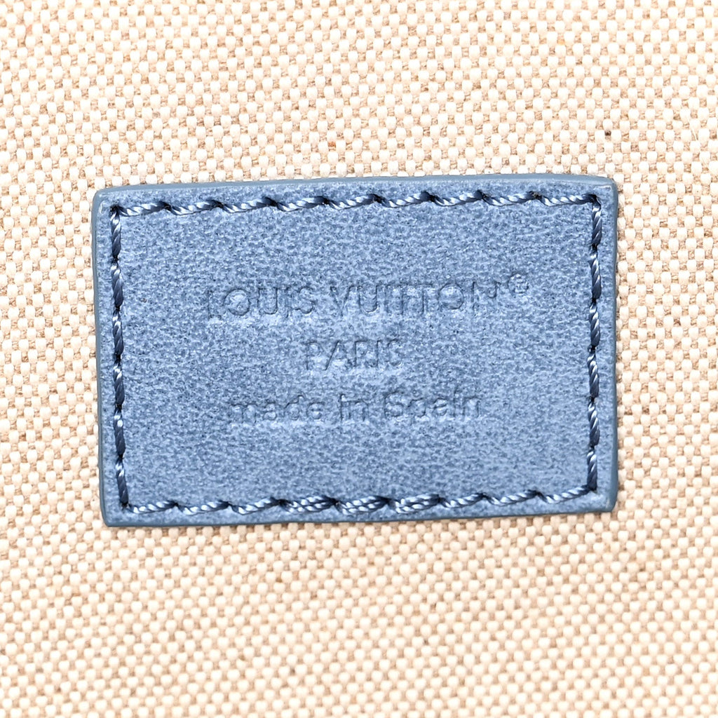 Louis Vuitton Damier Denim 3D Nevereverfull Denim Blue