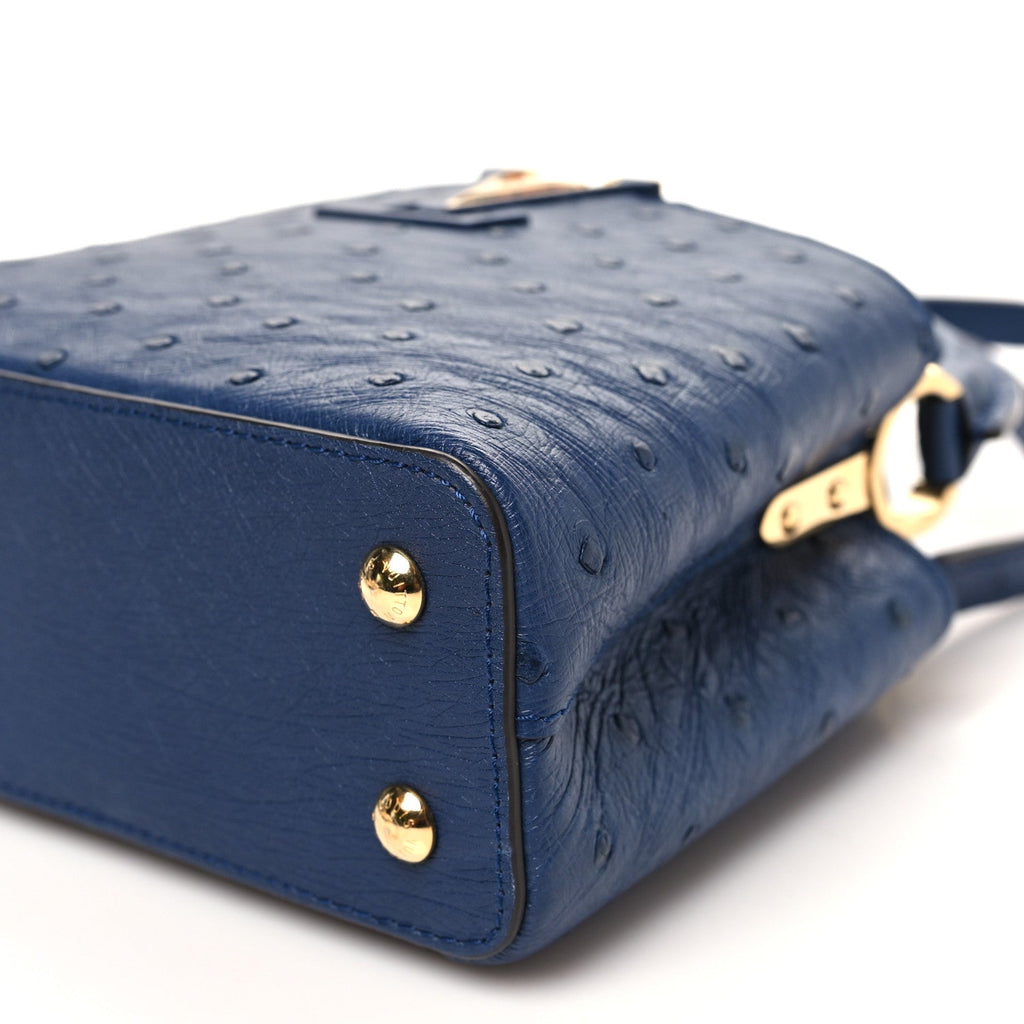 Louis Vuitton Ostrich Capucines Mini Indigo