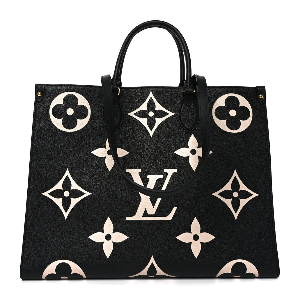 Louis Vuitton Empreinte Monogram Giant Onthego GM Black Beige