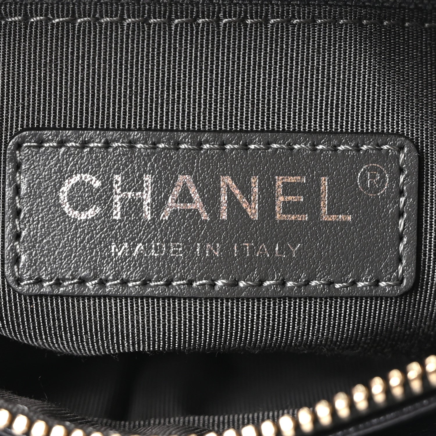 Chanel Tweed Calfskin Small Gabrielle Hobo Brown